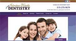 Desktop Screenshot of johnstonfamilydentistry.com